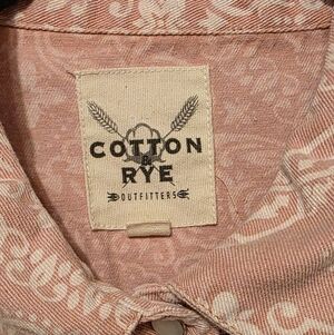 Cotton Rye Women's Pink Button Down Shirt